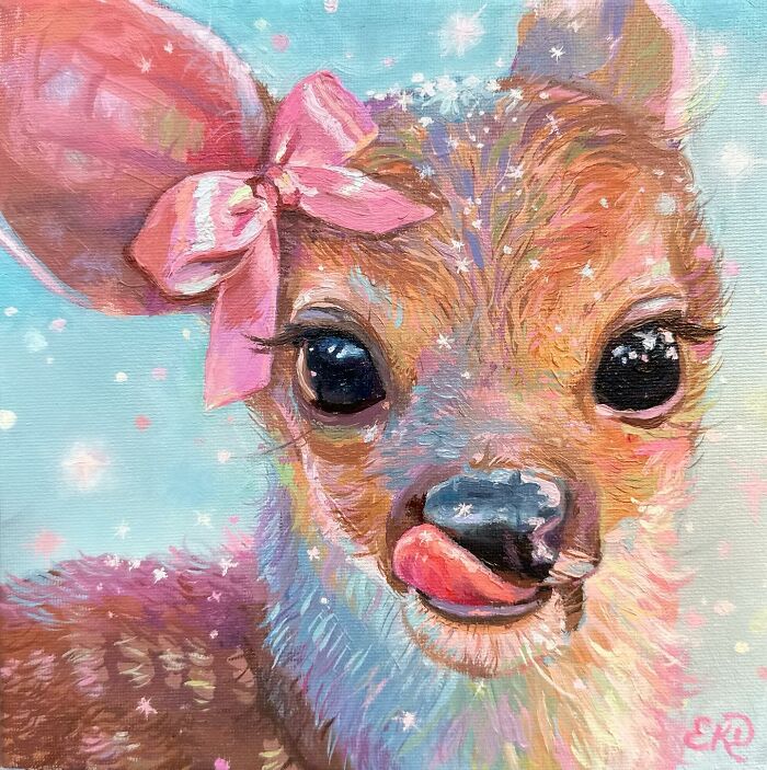 Whimsical Worlds In Paint: Exploring Emily Dunlap's Animal And Fantasy Art