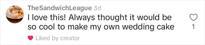 “Nothing Weird About It”: Bride Makes Her Own Wedding Cake The Morning Of The Ceremony “Nothing Weird About It”: Bride Makes Her Own Wedding Cake The Morning Of The Ceremony