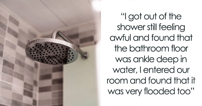 “TIFU By Falling Asleep In The Shower And Flooding The Hotel”