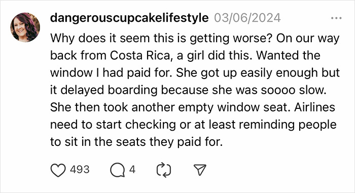 Guy Throws A Tantrum When Woman Refuses To Let Him Sit In Her Aisle Seat