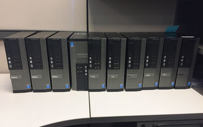 One Of My Coworkers In IT Unboxed 10 New Computers And Set Them Aside This Morning