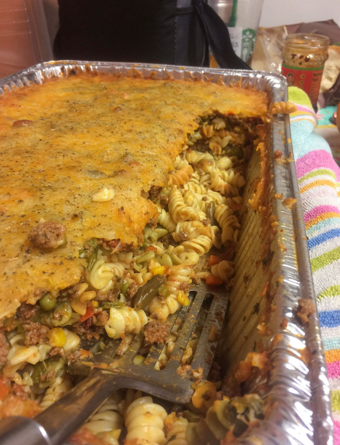 My Coworker Hyped Up Her "Lasagna" All Week. This Is What She Ended Up Bringing