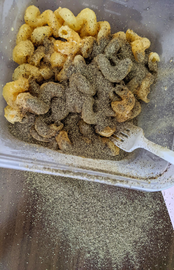 Actually Remembered To Bring My Lunch To Work. Coworker Didn't Remember To Close The Pepper