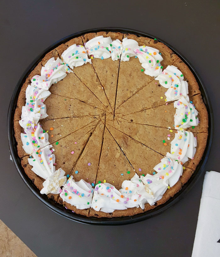 My Coworker Brought In A Cookie Cake And Offered To Cut It Up
