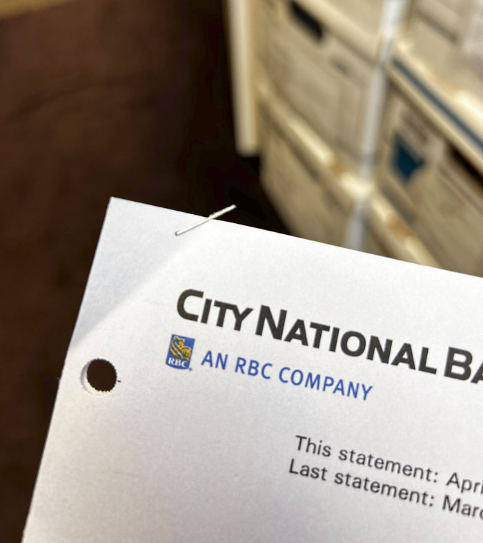 The Way My Coworker Staples Paper