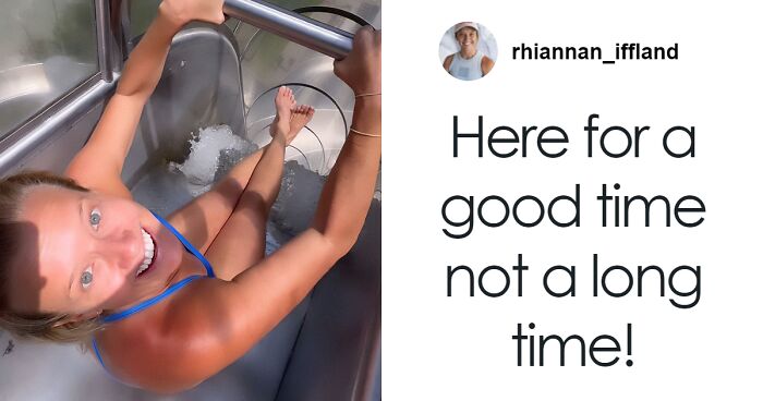 Banned for Women, But She Jumped Anyway – Wild Waterslide Stunt Sparks Reactions