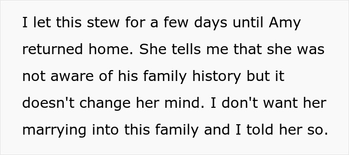 "AITA For Telling My Daughter She Cannot Marry A Racist?" "AITA For Telling My Daughter She Cannot Marry A Racist?"