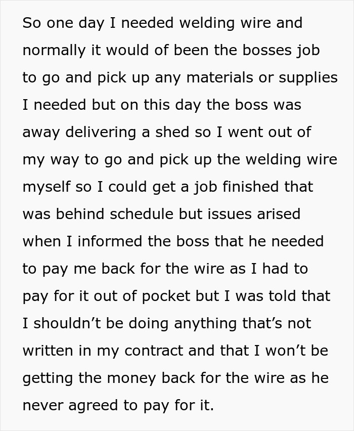Man Refuses To Do Anything Not On His Job Description As He Was Told, The Business Has To Close
