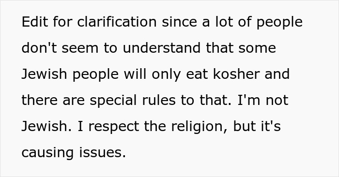 Man Seeks Guidance After Jewish Roommate Expects Him To Compromise His Lifestyle For His Religion