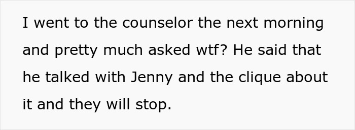 Bully Just Won’t Quit, Mom Tells Daughter To Bring Up The Bully’s Parents’ Super Nasty Divorce Bully Just Won’t Quit, Mom Tells Daughter To Bring Up The Bully’s Parents’ Super Nasty Divorce