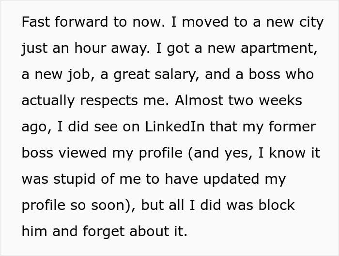 "My Former Toxic Boss Showed Up At My New Workplace Today" "My Former Toxic Boss Showed Up At My New Workplace Today"