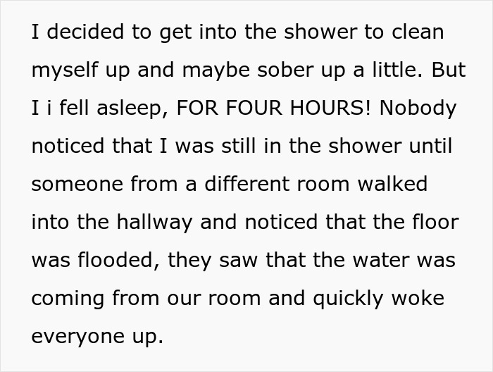 "TIFU By Falling Asleep In The Shower And Flooding The Hotel"