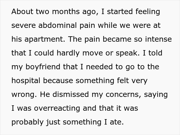 "Am I The Jerk For Breaking Up With My Boyfriend Because He Ignored My Medical Emergency?"