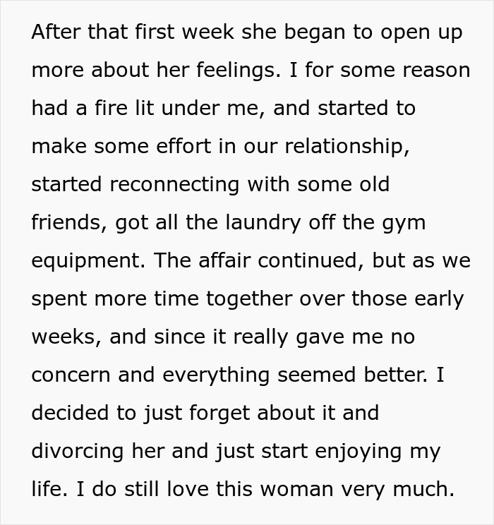 Wife Is Furious Husband Knew About Her Affair Of 2 Years And Just Didn't Care