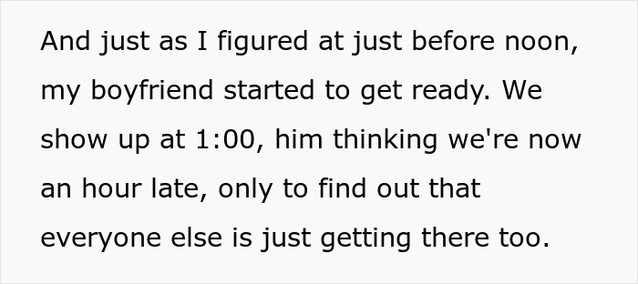 Woman Lies To BF About Event Start Date Because She's Tired Of His Selfish Behavior Woman Lies To BF About Event Start Date Because She's Tired Of His Selfish Behavior