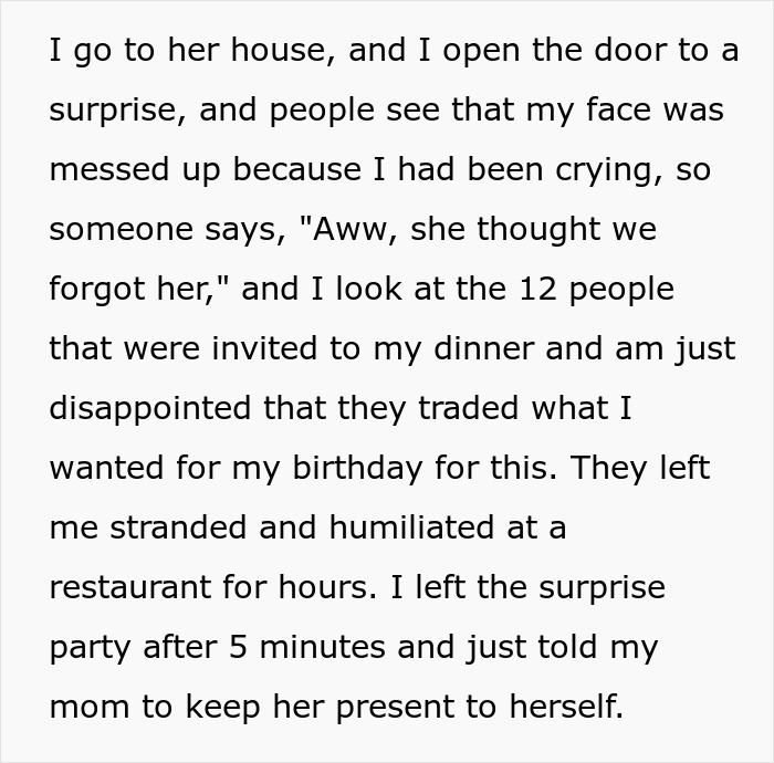 Woman Left Crying Alone At Restaurant On Her Birthday Due To Friends' "Surprise"