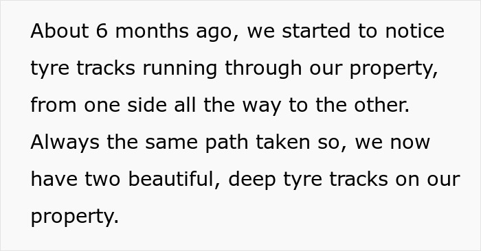 Woman Prevents Random Truck From Passing Through Her Property By Hiding Star Pickets In Her Lawn