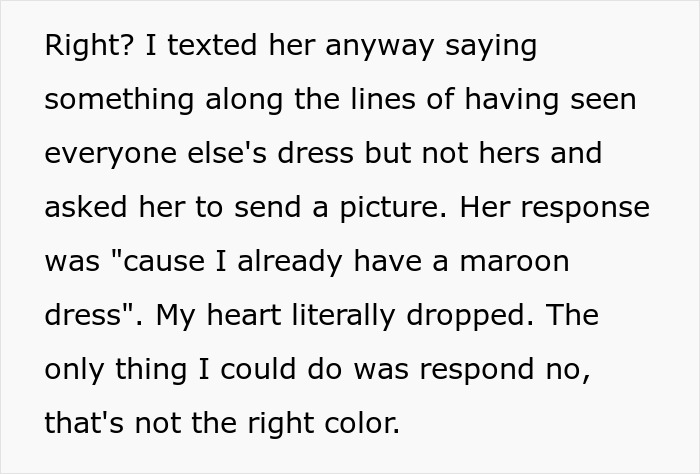 Woman Misleads Friend Over Buying Proper Dress For Her Wedding, Gets Kicked Out From Bridesmaids
