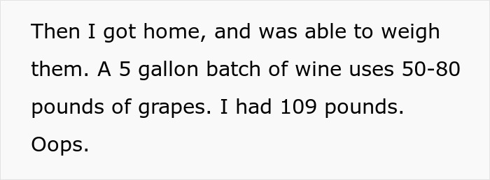 60YO Lady Gets Senior Discount, Buys 109 Pounds of Grapes For $8, Upset When Wine-Making Goes South