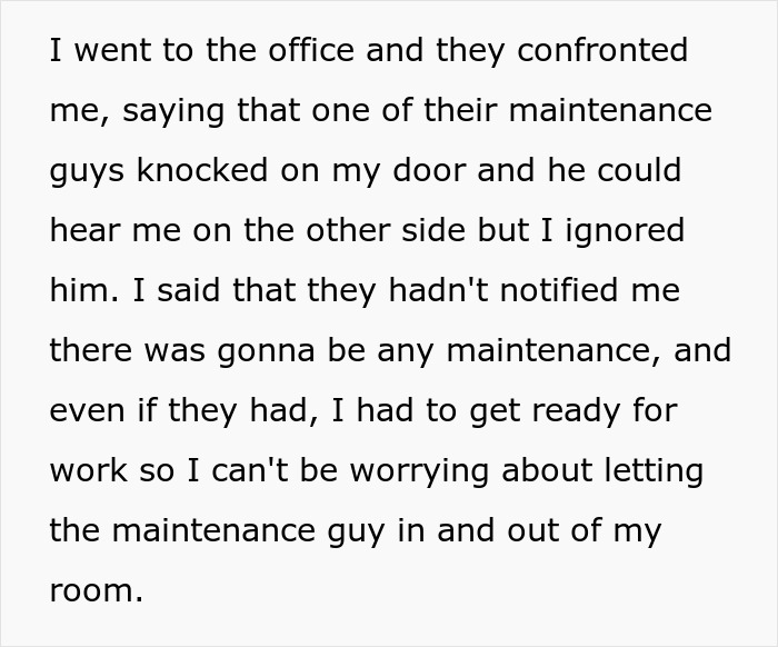 Student Doesn&rsquo;t Answer Maintenance Guy Who Came At 6 AM To Her Dorm, Gets Called Out