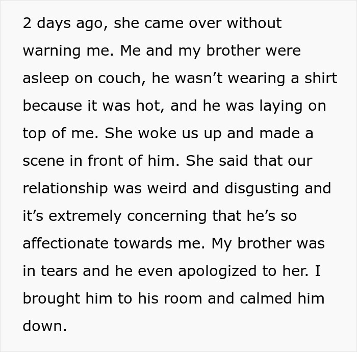 Man Forces His GF Out Of His Home After She Makes His Little Brother Cry And Dumps Her