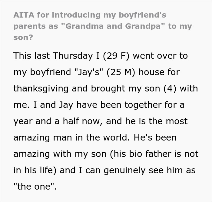 Mom Introduces BF&rsquo;s Parents To Her Toddler As &lsquo;Grandma And Grandpa,&rsquo; It Costs Her Relationship
