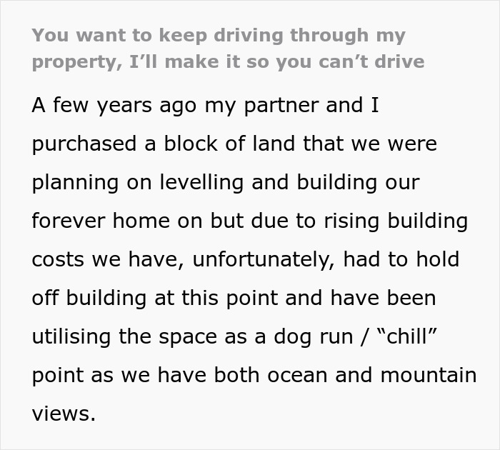 Woman Prevents Random Truck From Passing Through Her Property By Hiding Star Pickets In Her Lawn