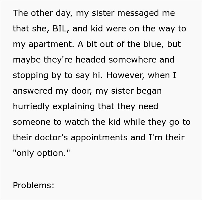 Woman Stands Firm Against Babysitting Nephew Without Notice, Sparks Drama