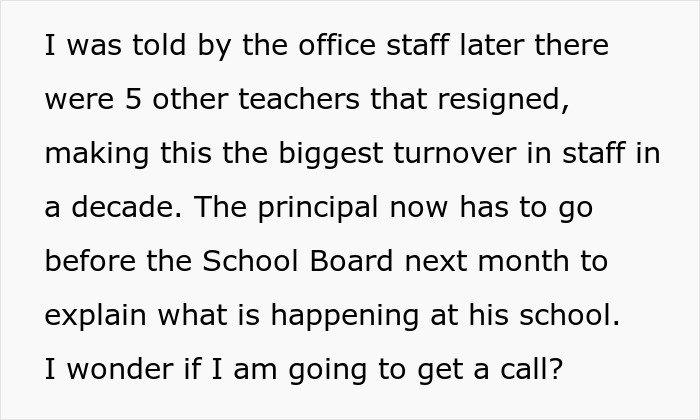 &ldquo;There Were Many Smiles&rdquo;: Teacher&rsquo;s Epic Resignation Leads To School Chaos