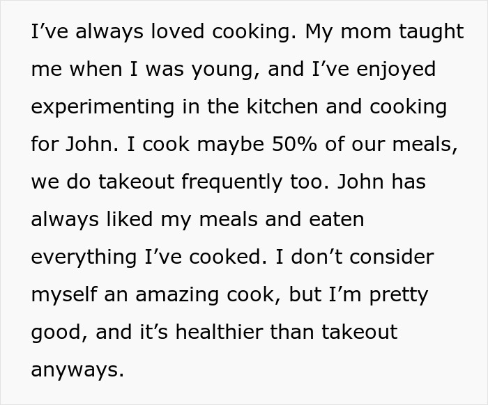 Wife Thinks Her Husband Loves Her Cooking, Is Confused When She Finds Out Why