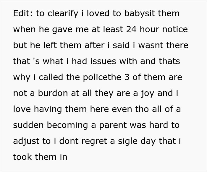 Family Drama Ensues After Brother Leaves Kids At His Sister's Despite Her Refusal, She Calls Cops