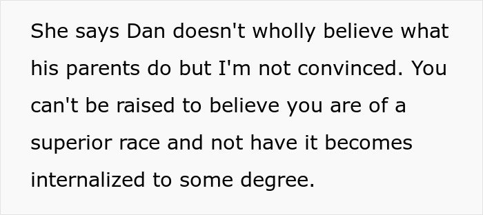 "AITA For Telling My Daughter She Cannot Marry A Racist?" "AITA For Telling My Daughter She Cannot Marry A Racist?"