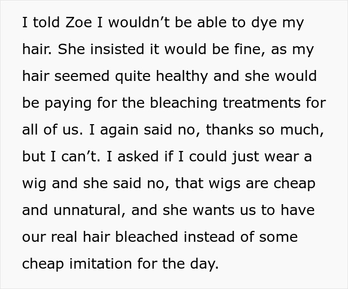 Couple Breaks Up After Bride Changes Her Mind About Making The Bridal Party Bleach Their Hair