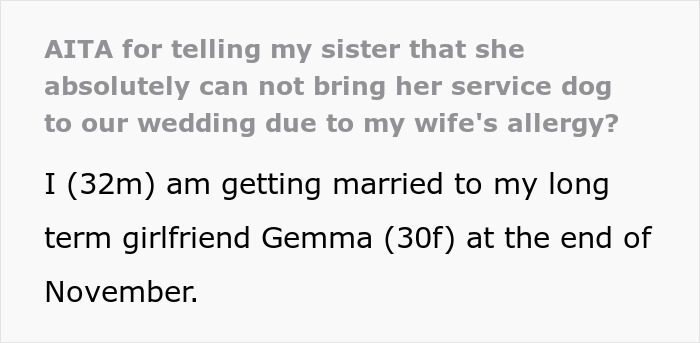 Woman Thinks Her Service Dog Takes Priority Over Bride, Groom Gives Her A Reality Check