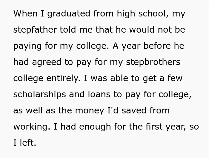 Dad Treats Stepson Like Trash, Is Shocked He Doesn't Help Out When He's Rich Dad Treats Stepson Like Trash, Is Shocked He Doesn't Help Out When He's Rich