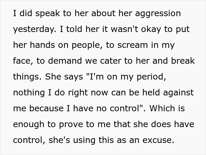Woman Is Shocked By BF&rsquo;s Daughter&rsquo;s Extreme Behavior On Her Period, Ends Relationship Over The Drama