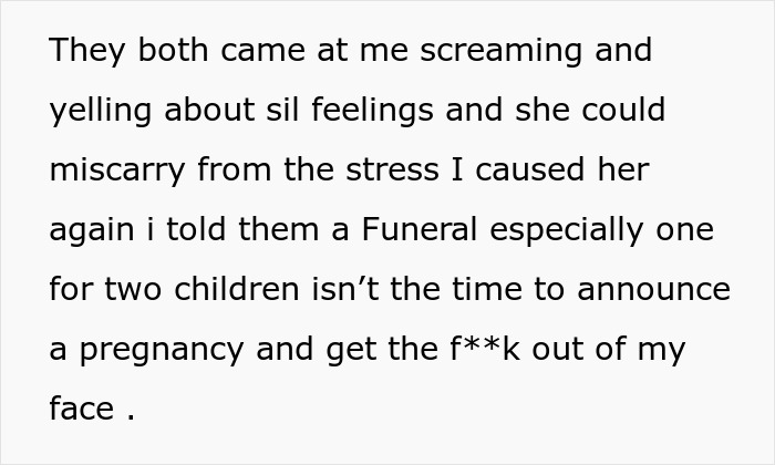 “Just Leave”: Pregnancy Announcement At Child's Funeral Causes Family Uproar “Just Leave”: Pregnancy Announcement At Child's Funeral Causes Family Uproar