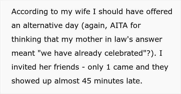 Man Furious After In-Laws Exclude Him From Wife's Secret Birthday Dinner, She Defends Them Man Furious After In-Laws Exclude Him From Wife's Secret Birthday Dinner, She Defends Them