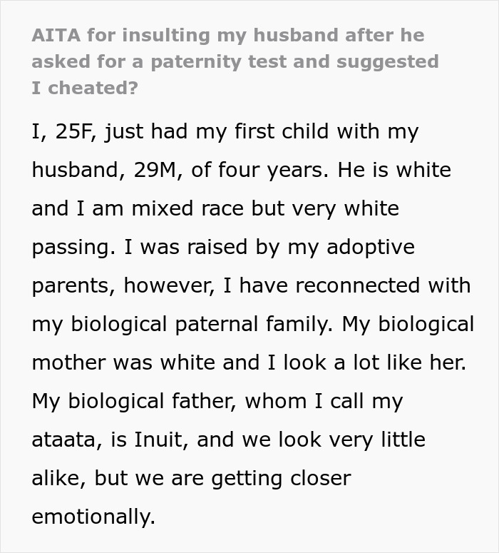 Man Presses For A Paternity Test For His Baby As He Looks Mostly Like Wife's Bio Dad, Drama Ensues Man Presses For A Paternity Test For His Baby As He Looks Mostly Like Wife's Bio Dad, Drama Ensues