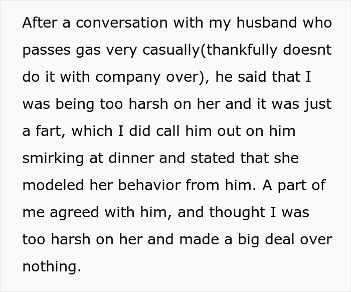 &ldquo;Am I A [Jerk] For Sending My Daughter To Her Room Because She Farted At Our Family Dinner?&rdquo;