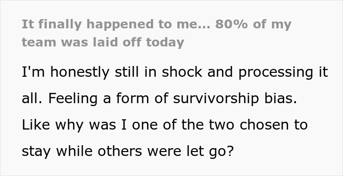 &ldquo;I Slack Off, Do The Bare Minimum&rdquo;: Guy Shocked 80% Of His Team Is Fired