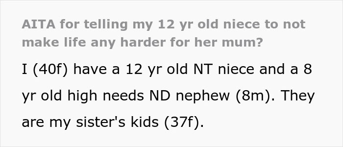 12 Y.O. Gets Mad After Aunt Tells Her To Stop Making Mom&rsquo;s Life Harder, Internet Is On Her Side
