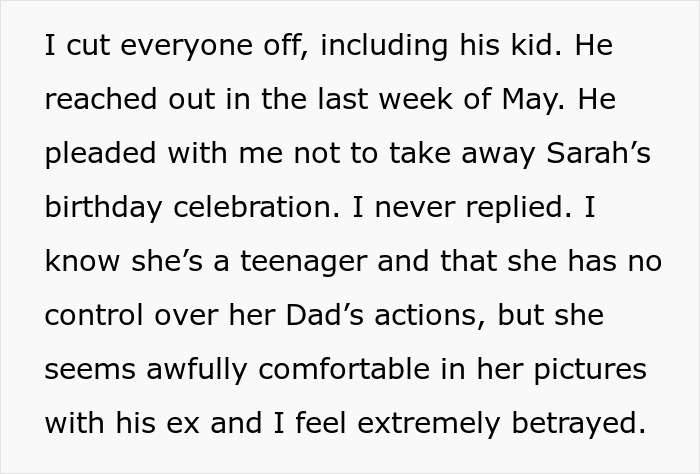 &ldquo;[Am I The Jerk] For Canceling My Stepdaughter&rsquo;s Birthday Bash After I Broke Up With Her Dad?&rdquo;