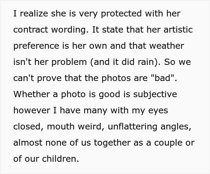 Woman Leaves Bad Review On Wedding Photographer, Gets All The Photos Taken Away