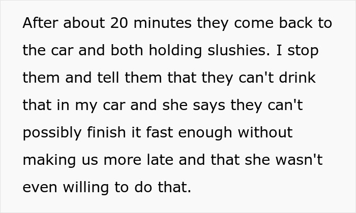 "AITA For Giving The Silent Treatment After My GF's Son Spilled In My Car?"