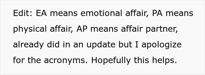 Wife Is Furious Husband Knew About Her Affair Of 2 Years And Just Didn't Care