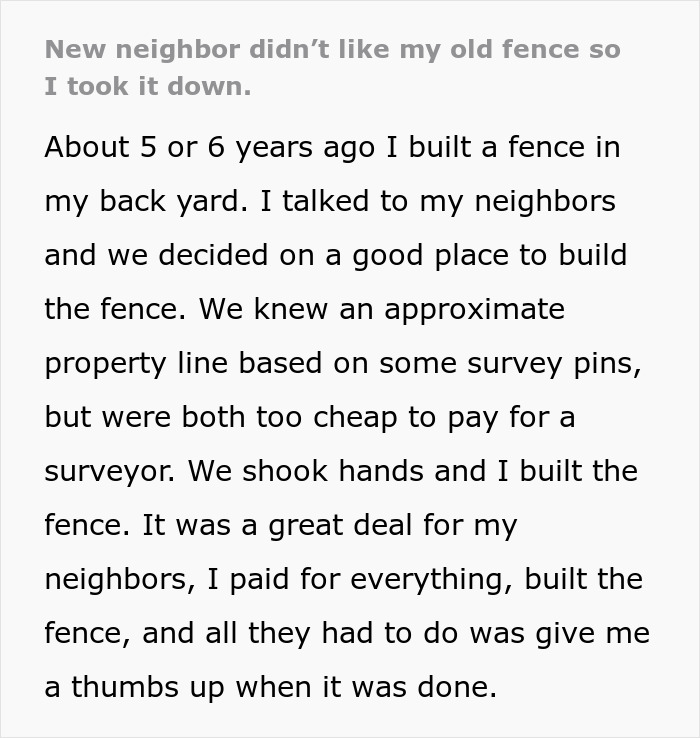Annoying Woman Threatens To Sue Neighbor Over A Fence, Regrets It When He Tears It Down