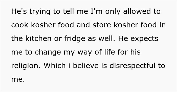 Man Seeks Guidance After Jewish Roommate Expects Him To Compromise His Lifestyle For His Religion
