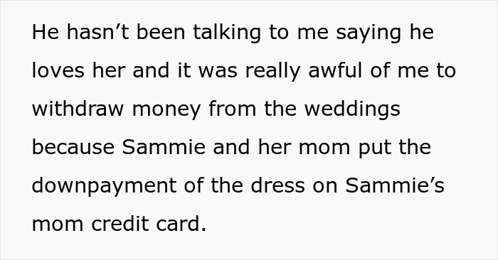 Parent Wants To Help Son And His Bride Out Financially, Refuses After Bride Picks $10k Wedding Dress