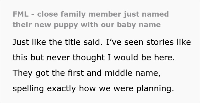 Mom Has The Perfect Names For Unborn Baby, Family Members Give First And Middle Name To Their Dog Mom Has The Perfect Names For Unborn Baby, Family Members Give First And Middle Name To Their Dog